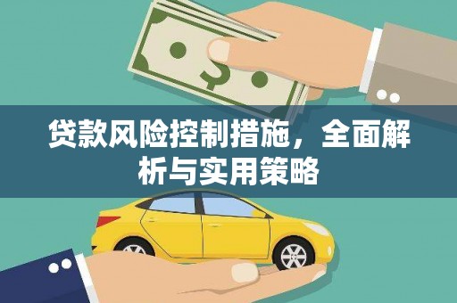 乡城贷款风险控制措施，全面解析与实用策略