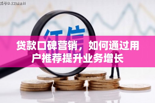 嵩县贷款口碑营销，如何通过用户推荐提升业务增长