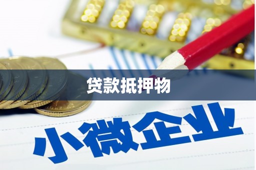 扶绥贷款抵押物
