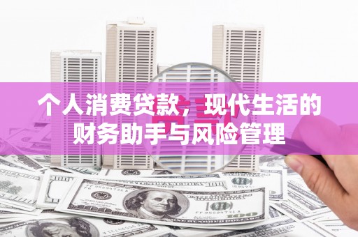 西昌个人消费贷款，现代生活的财务助手与风险管理