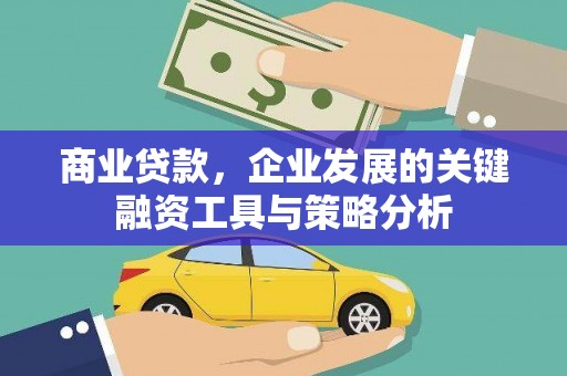 镇远商业贷款，企业发展的关键融资工具与策略分析