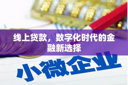 班玛线上贷款，数字化时代的金融新选择