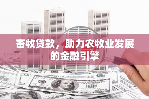 习水畜牧贷款，助力农牧业发展的金融引擎