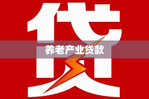 定远养老产业贷款